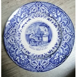 ASSIETTE PARLANTE VIEILLARD...